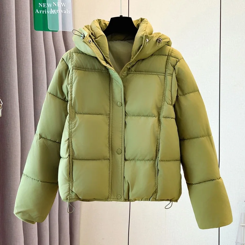 

Oversize trendy bread clothes short down cotton-padded Coat women's Parkas2025 new winter thickened cotton-padded jacket Ladies