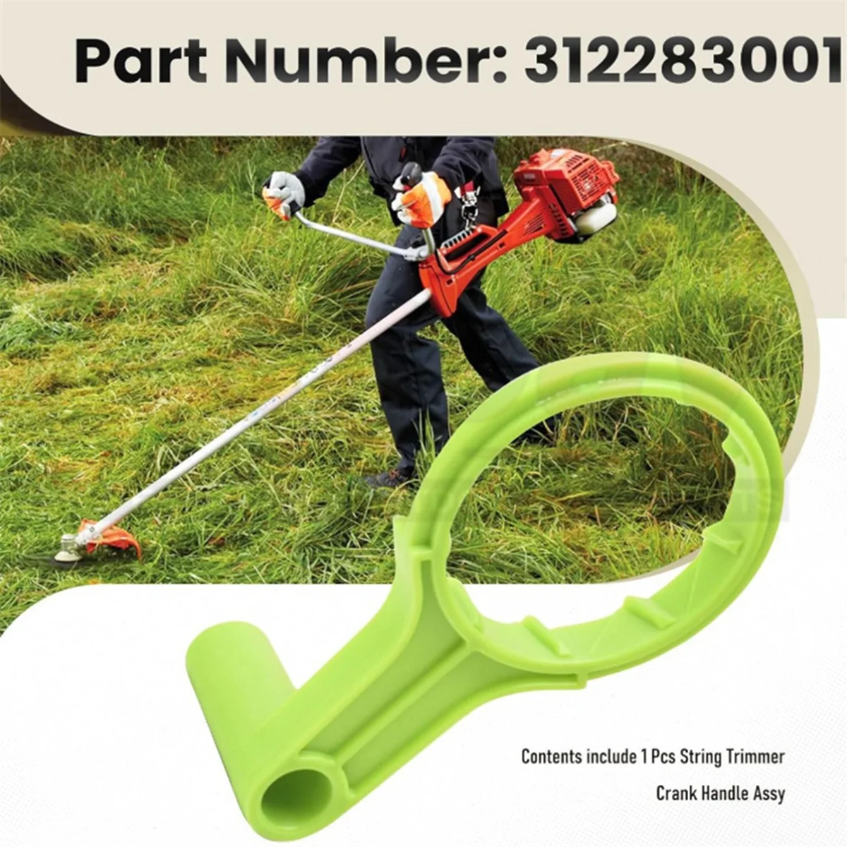 

ABNJ 4 шт. 312283001 Ручка триммера/крывошипная ручка в сборе для RY251PH RY252CS RY253SS RY4CSS