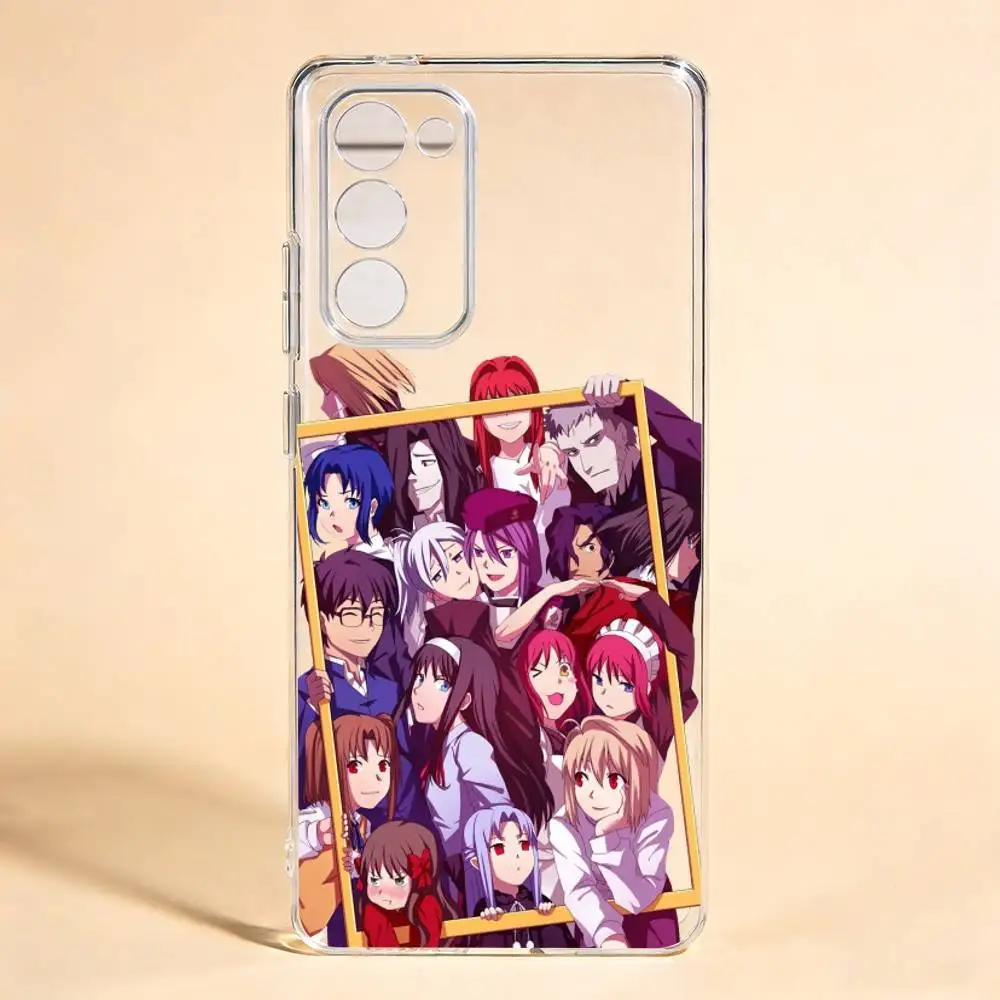 Melty Blood Game Tsukihime For Samsung Galaxy S24 S25 S23 S22 S21 Transparent Cover Phone Case