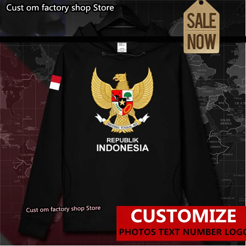 

Indonesia Indonesian IDN ID mens nation coat hoodie pullovers hoodies jerseys men Autumn sweatshirt thin streetwear clothing