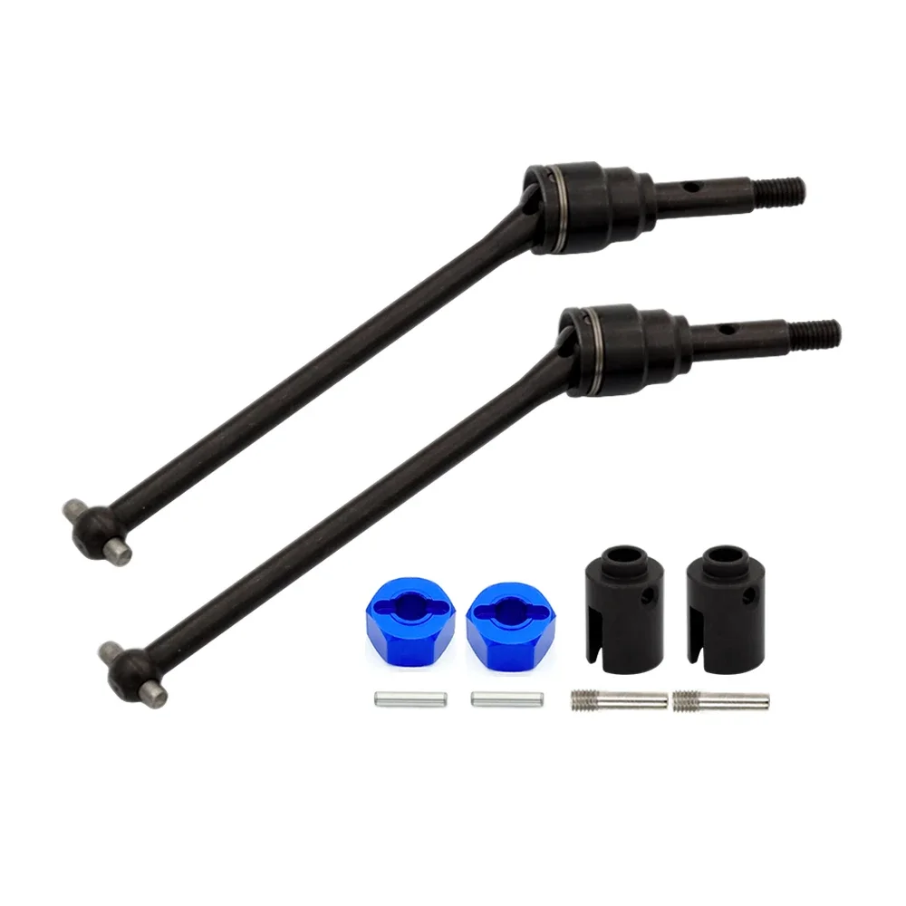 Metals Steel Front & Rear Drive Shaft CVD for 1/10 Traxxas Slash Rustler Stampede Hoss VXL 4X4 2WD RC Car Upgrades Parts