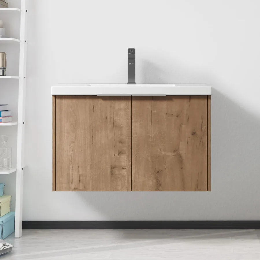 

Soft Close Doors Bathroom Vanity With Sink 30 Inch For Small Bathroom 30x1800630 IMO KDPacking