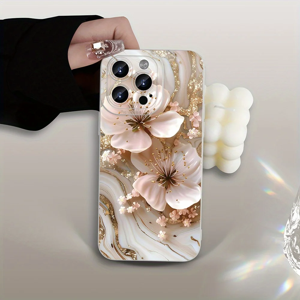 

Creative marble phone case for iPhone17 16 15 14 13 12 11Pro Max Plus