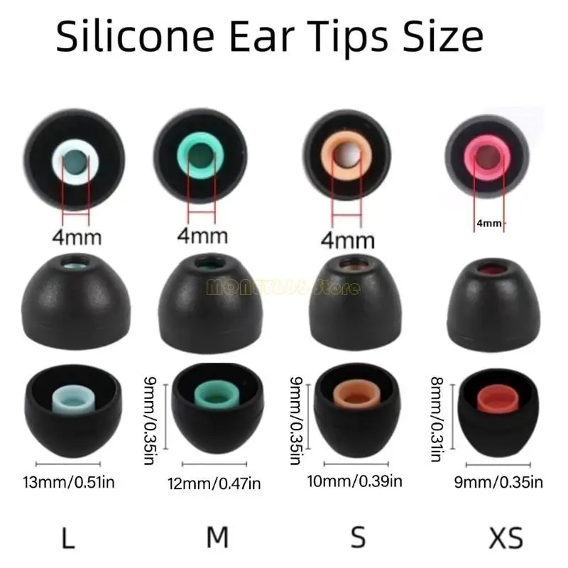 F62C المتانة Silicone Eartips جودة الصوت الفائقة لـ LinkBudss/WFC500