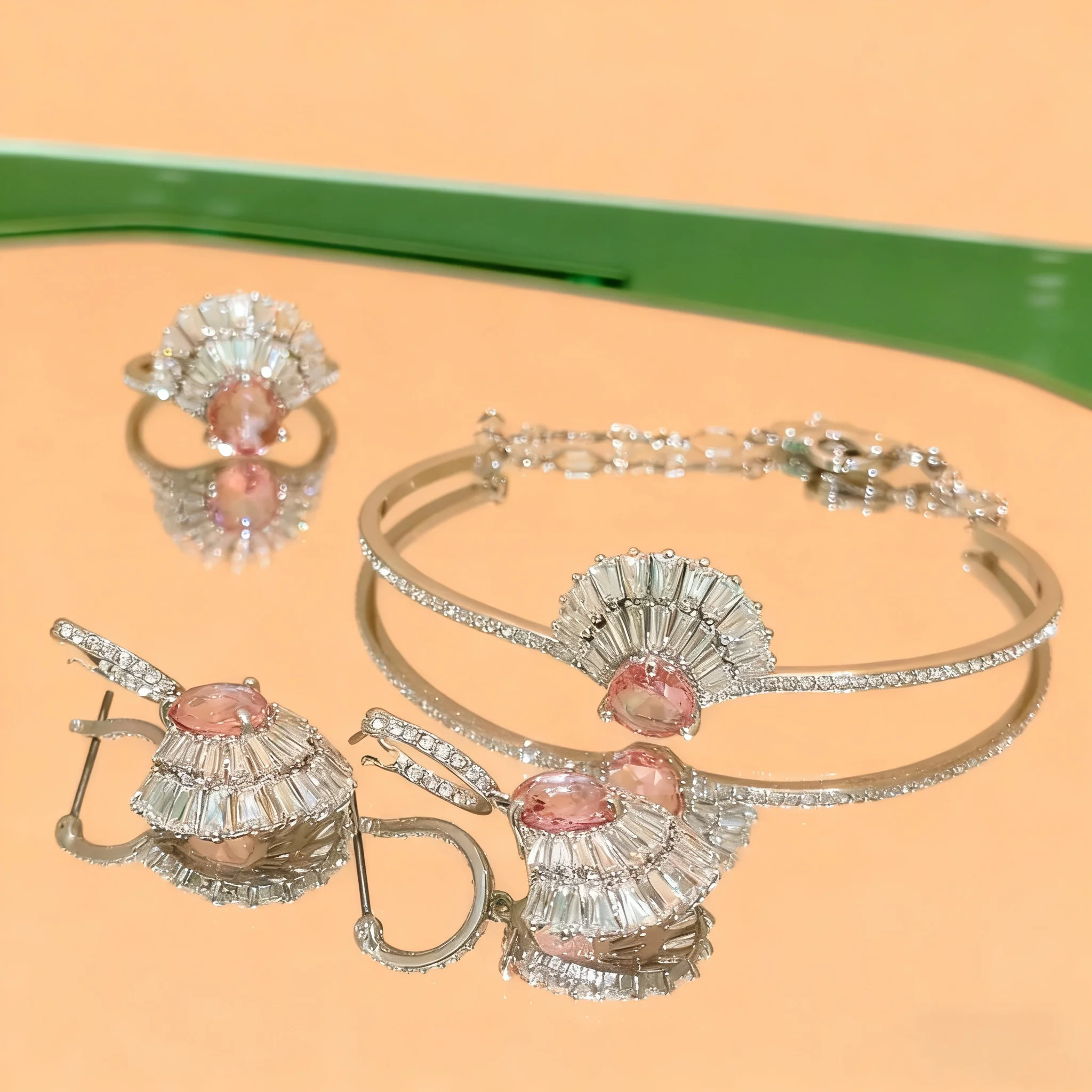 Collier de perles en coquillage, boucles d'oreilles au design de niche pour femmes, bracelet polyvalent de luxe léger, ensemble de bijoux avec bague haut de gamme