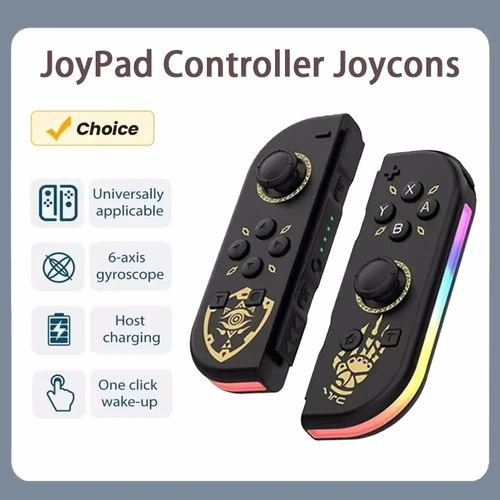 Controlador inalámbrico para Nintendo Switch NS/OLED/LITE Gamepad Joystick vibración Dual Turbo Control remoto 6 ejes Gyro L/R Joypad