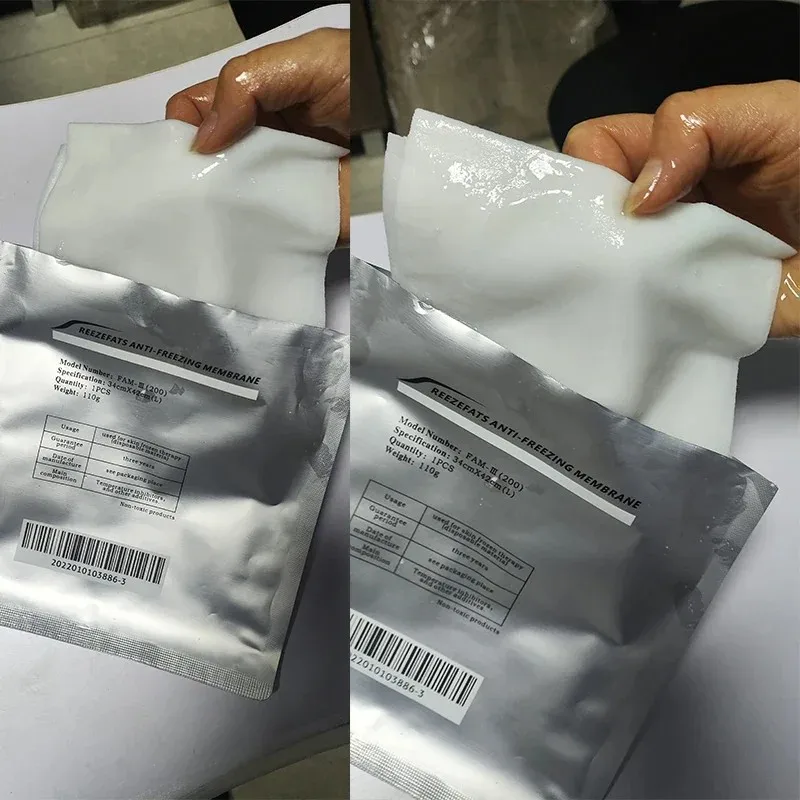 

22*24㎝28*28cm27*30㎝34*42㎝ Anti Freeze Membranes Replacement Gel Pads Film for Cryotherapy Liposuction Freeze Cavitation