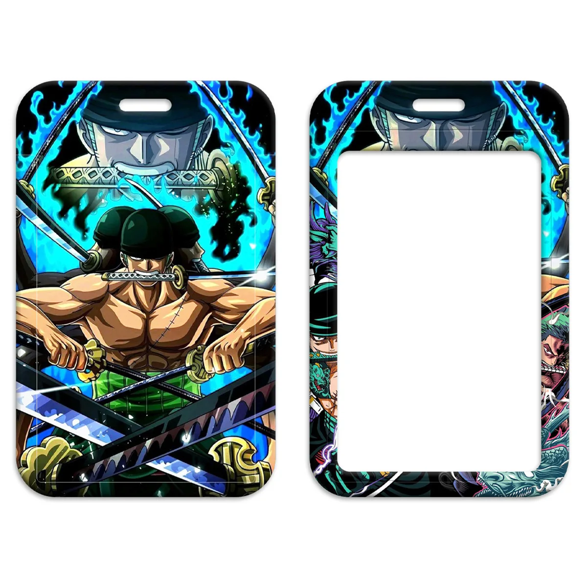 Zoro Lanyard Anime Piraat Kaarthouder Nekkoord voor Sleutel ID-kaart Telefoonriemen Badgehouder Sleutelhangers Cosplay Accessoires Geschenken