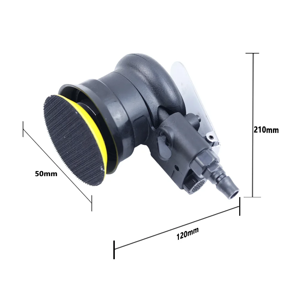 3 Inch Circle Round Pad 75MM Pneumatic Tools WL-20314 Mini Air Palm Random Orbital Sander Polisher - view 5
