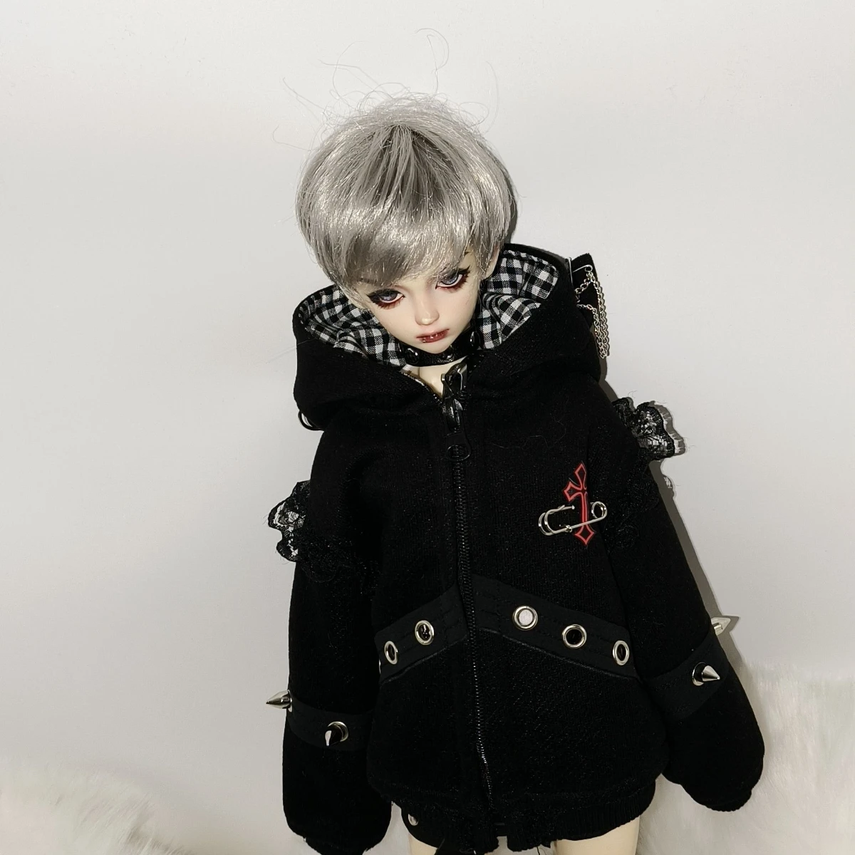 1/6 1/4 Doll's Clothes Suit for 30/45cm Bjd Doll Coat Leg Warmer Dress Up Girl Toys Play House Fashion Doll Accessories, No Doll