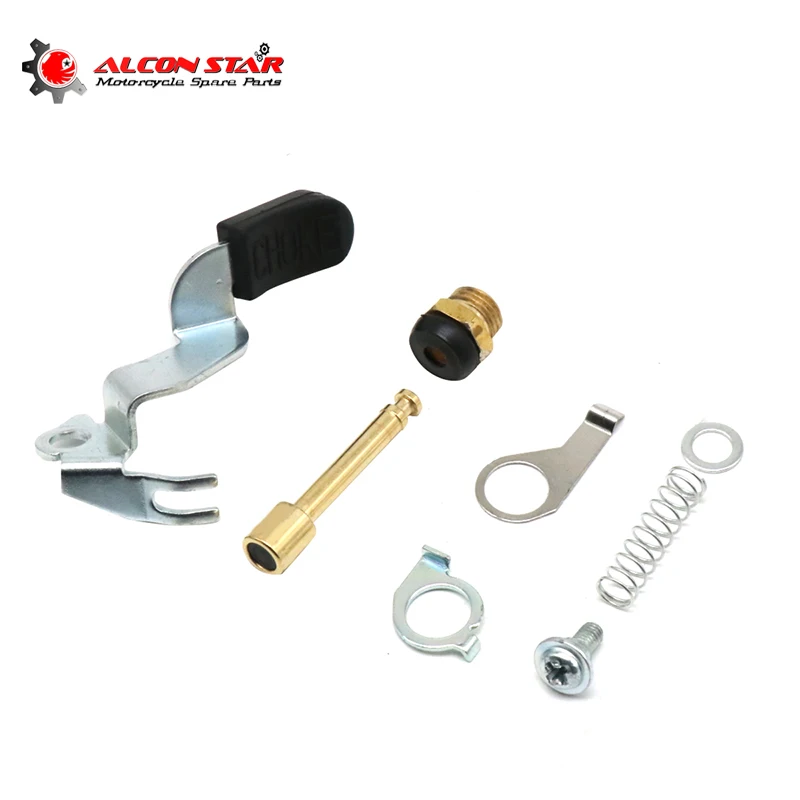 Alconstar-Motorcycle 5VL-1410A-00 VM22 Round Slide Carburetor Lever Starter Valve System with Starter Lever For YBR125 ED YB125