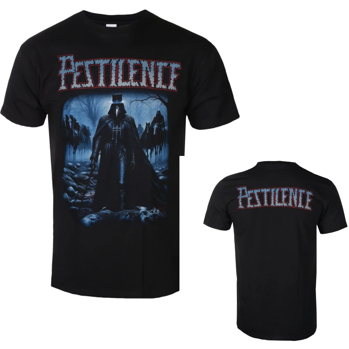 Pestilence Graphic Baumwoll-Band-T-Shirt, Unisex, Sommer, kurzärmelig, modisches Marken-T-Shirt, luxuriöses, lässiges Vintage-T-Shirt – Detail 2