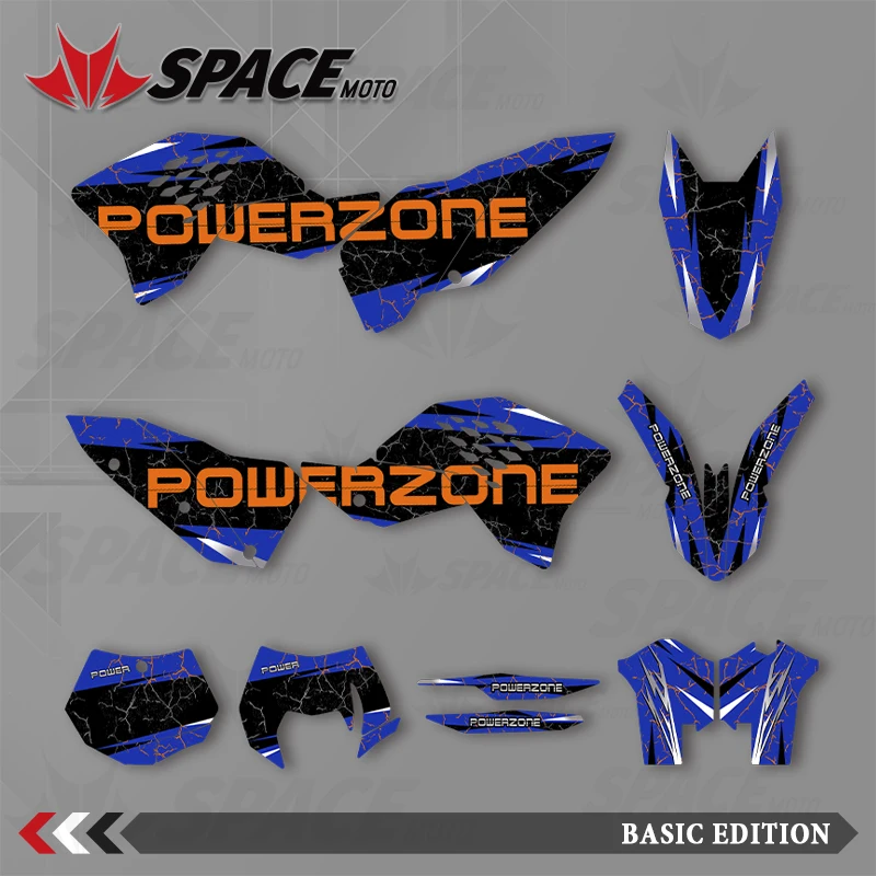 

SPACE MOTO For KTM 07-10 SXF 08-11 EXC Graphics Background Decals Stickers Motorcycle