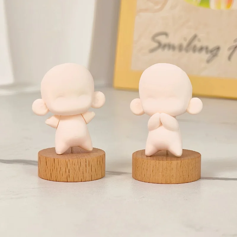 Ceramic Dolls Silicone Mold Handmade Super Lightweight Clay Resin Clay Miniature Statue Cartoon Doll Auxiliary Silicone Mold
