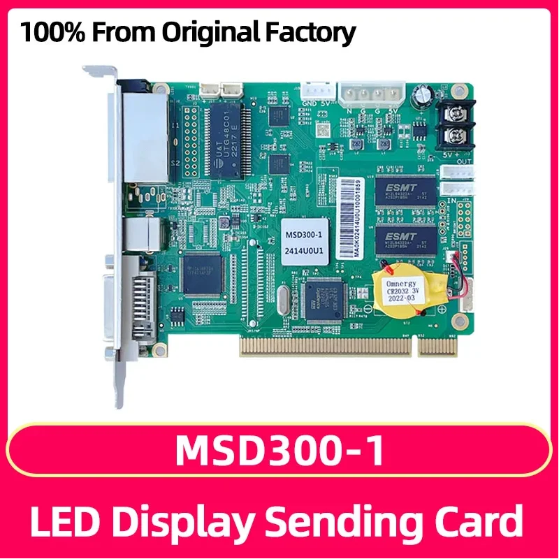 NovaStar MSD300 MSD300-1 sistema síncrono LED a todo Color Tarjeta de envío Pantalla de píxeles de pared de vídeo Pantalla Tarjeta de Control Led