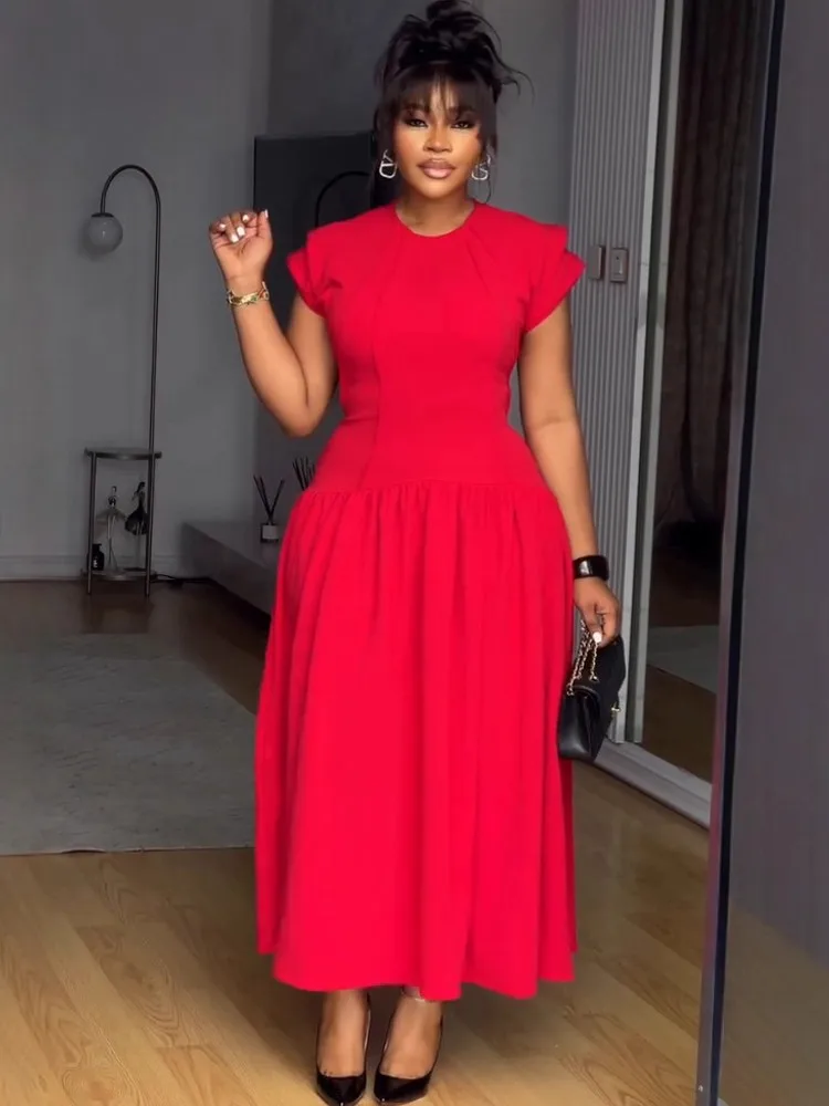 فساتين إفريقية للنساء أنيقة لحفلات الزفاف موضة إسلامية عبايات Dashiki رداء قفطان فستان طويل ماكسي تركي أفريقيا 2025 جديد #2