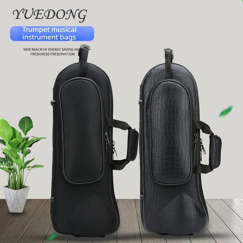 Trumpet Case Padded Checkable Instrument Bag Luggage Suitcase Handbag Checkable Shoulder Bag Trumpet Padded Instrument