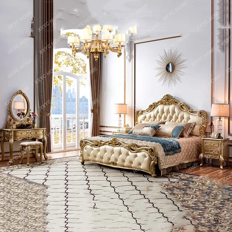 HHPrincess Modern Designer Bedroom Set Double High End Bedding Luxury Bedroom - view 4