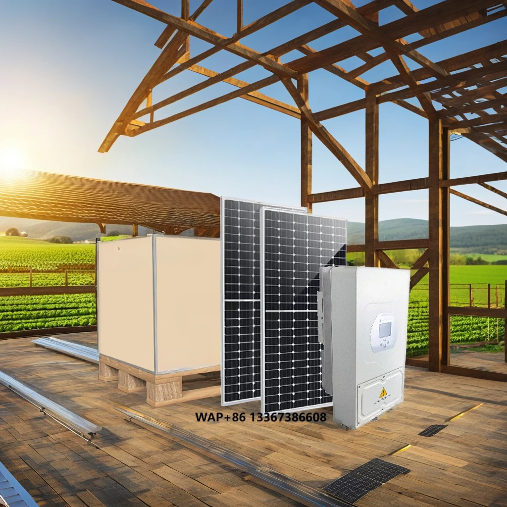 Solar Energy System 25kw 70kw 80kw PV Power Kit Free Energy Monocrystalline Silicon Panel  Lithium Ion Aluminium