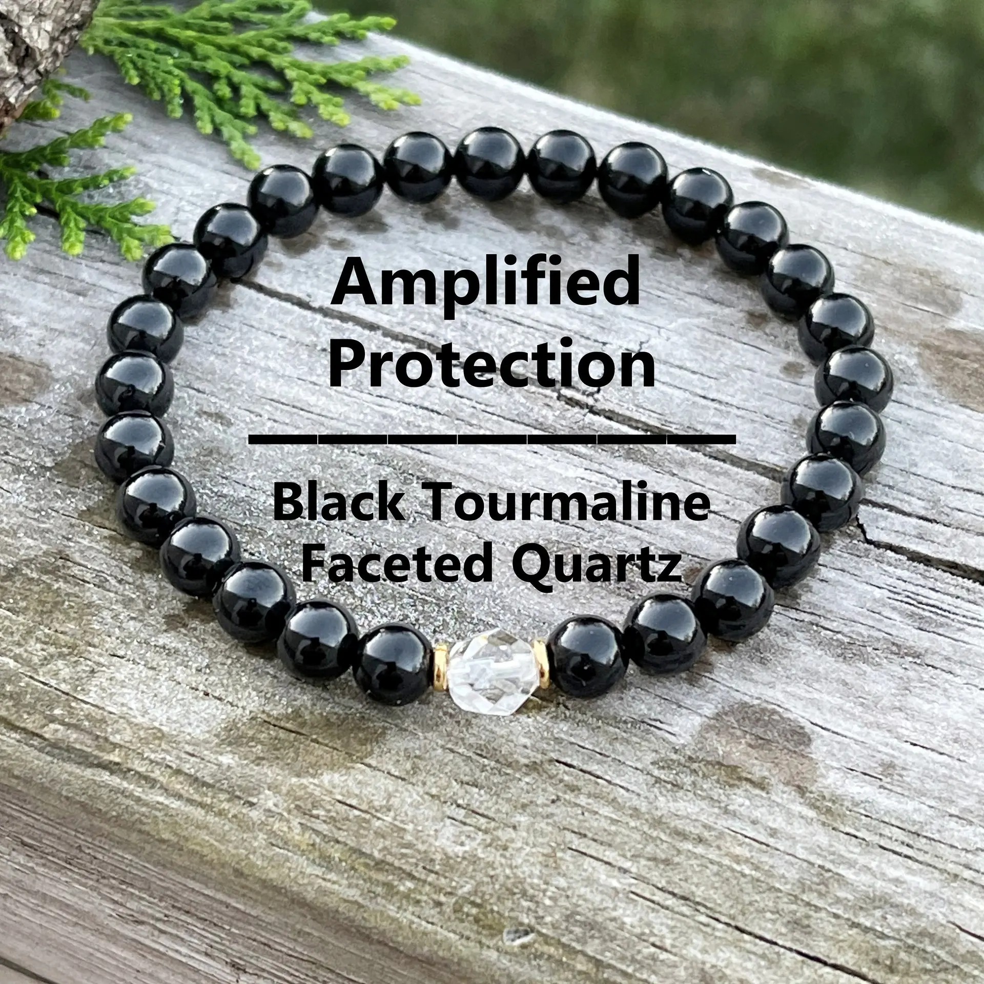 OAIITE Black Onyx Charm Bracelet for men women Natural Stones Yoga Meditation Healing Reiki Wristband Great Gift For Couple