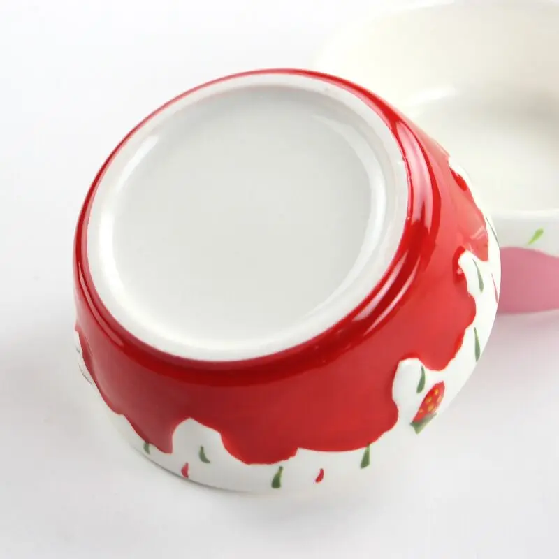 Hamster ceramic food bowl large size golden bear rabbit Totoro hedgehog guinea pig anti rollover and splash food bowl