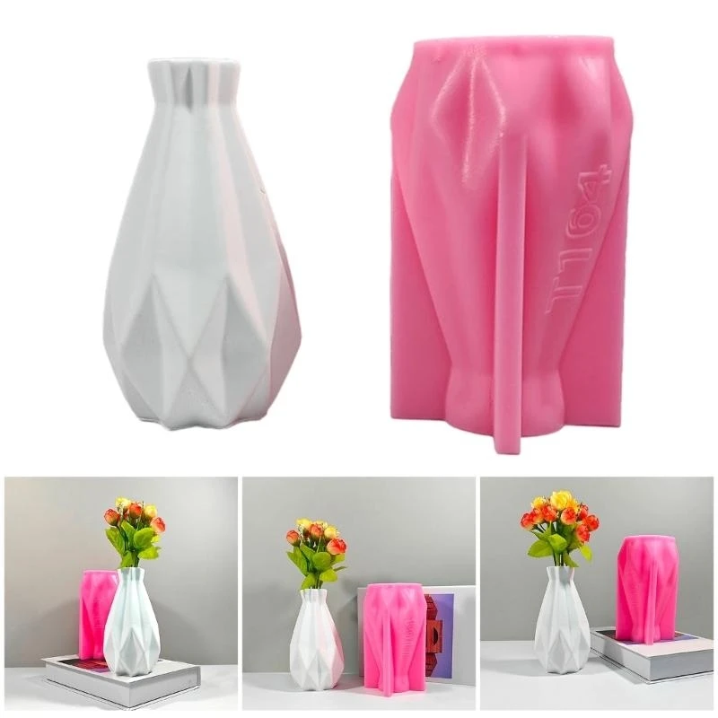 

E1PE Multipurpose Silicone Mold for Flower Vase Handmade Artistic Ornaments Mould