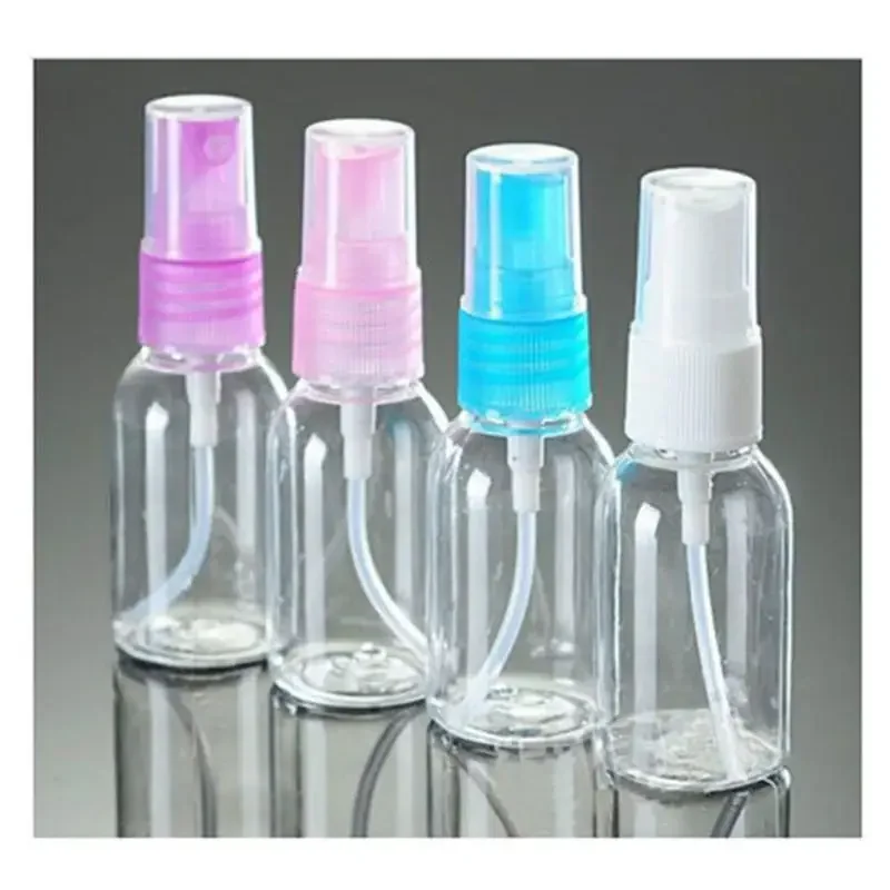 5Pcs/lot Travel Transparent Small Empty Plastic Perfume Atomizer Spray Bottle 30ml