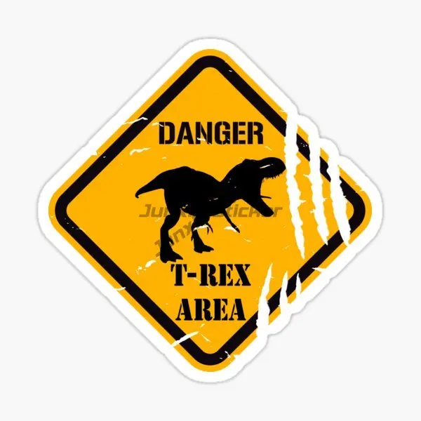 Dinosaur Cyber Security Stickers for Laptop Stickers Decals Exhaust Sticker for Car Window Decals Helmet Wrap Auto Decals