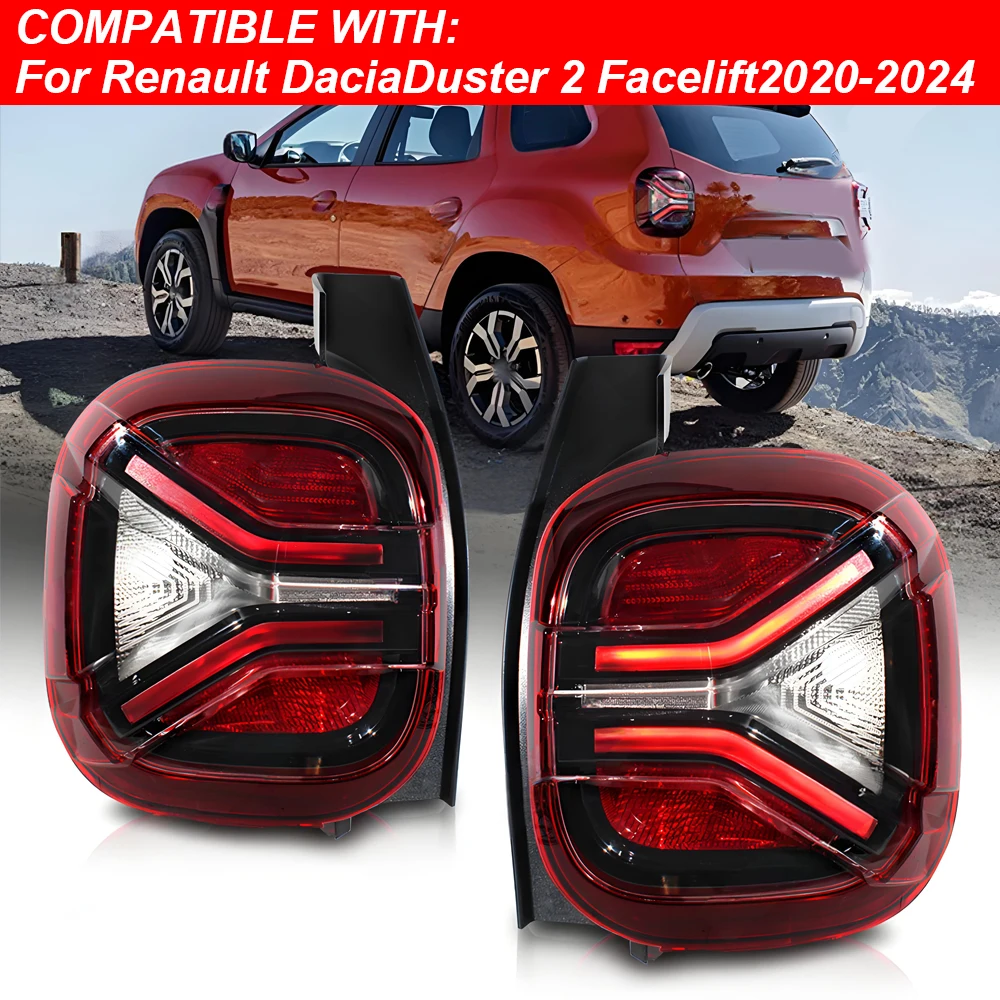 

LED Tail Light For Renault Dacia Duster 2 Facelift 2020 2021 2022 2023 2024 Left Side Rear Lamp Car accessories 265557200R