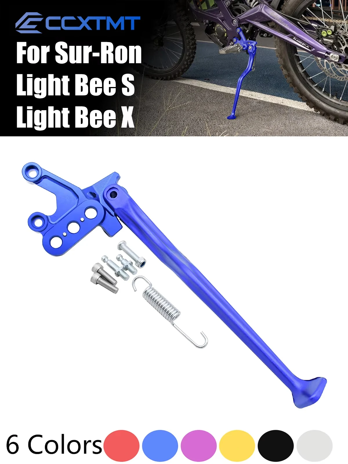 AliExpress NONE Electric Cross-country Bike Side Bracket Assembly Foot Support Suitable For SUR-RON SURRON Accessories Light Bee & Light Bee X