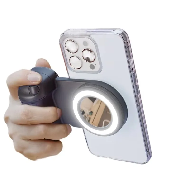 

New Phone Fill Light Photography Assistant Portable Handheld BT Camera Handle Photo Video Light Stand