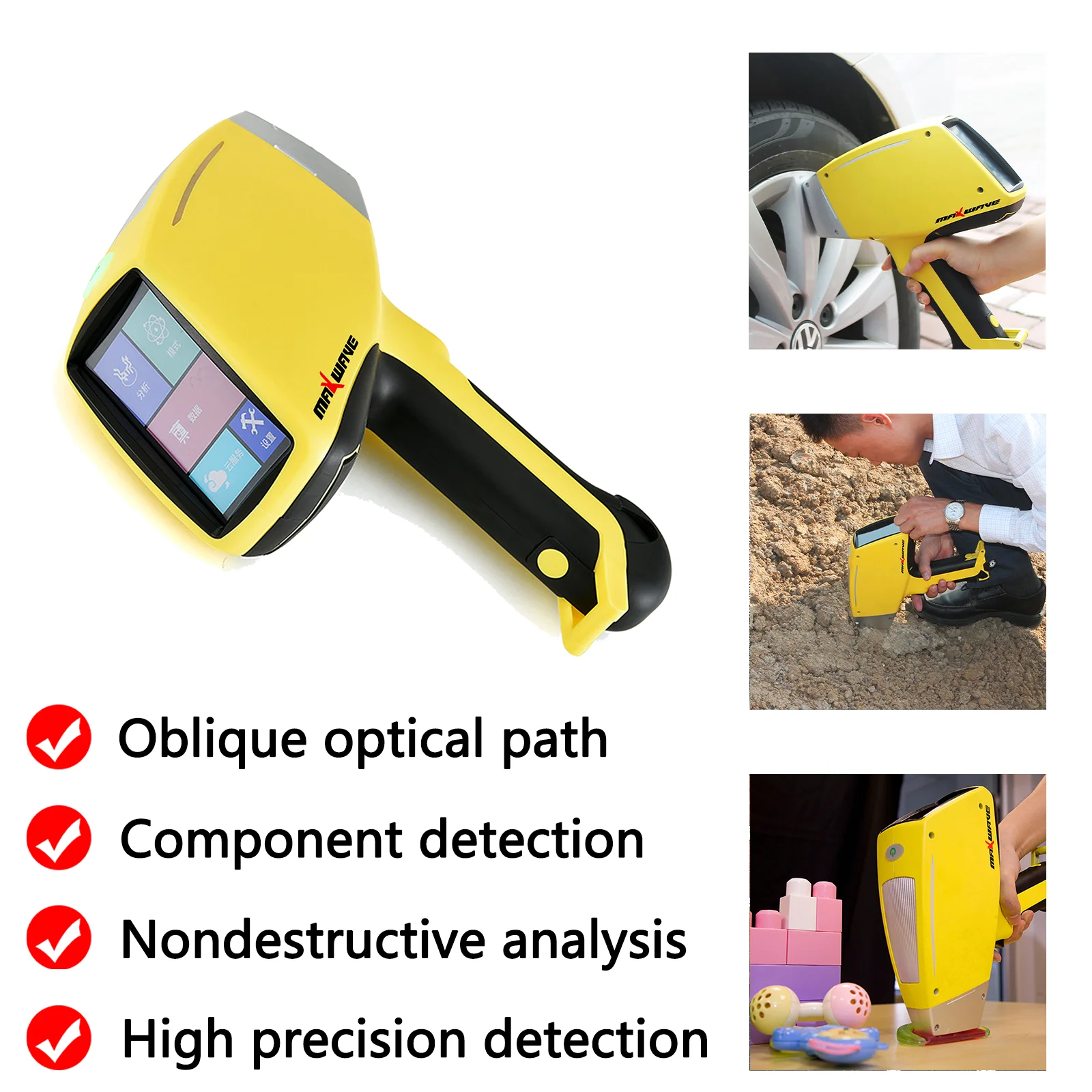 Новый анализатор драгоценных металлов, анализатор серебряных ювелирных изделий, машина для испытания чистоты золота