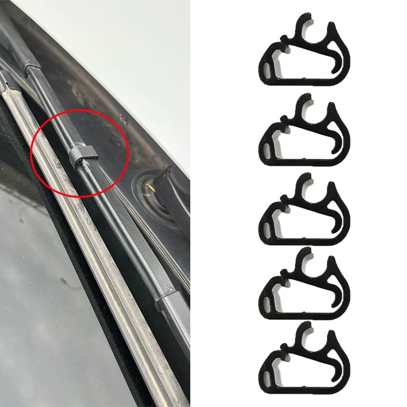 For Peugeot 3008 (P84) 5008 (P87) 408x For Citroen C5 Aircross C5x Car Wiper Arm Sprays Pipe Buckle Clips 1617040080 Car Part