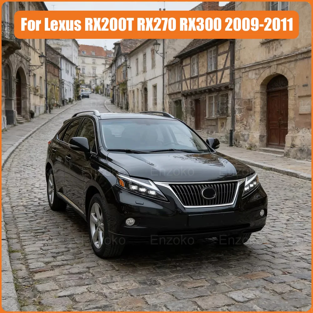 Car Front Lamps For Lexus RX200T RX270 RX300 2009-2011 Auto LED Headlights Assembly Upgrade Projector Lens Car Tools Accessories