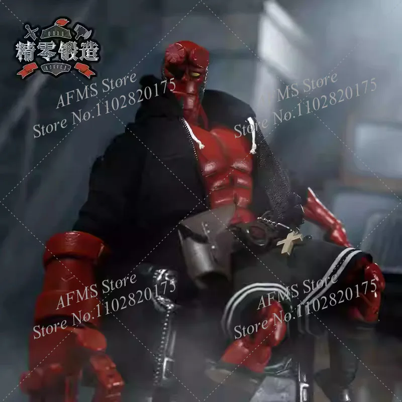 1/12 Scale Collectible Figure Hellboy เสื้อกีฬา T เสื้อกางเกงขาสั้น Fit 6 นิ้ว 1000 ของเล่นผู้ชายทหาร Action Figure Body ตุ๊กตา