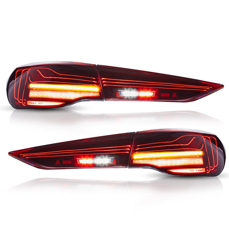 LED Laser Tail Light For G22/G23 425i 430i 2021-2023 New Red Lens Rear Trunk Stop Brake Dynamic Signal