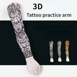 63cm Tattoo Accessory Tattoo Practice Silicone Arm Realistic Displaying Soft Simulation Tattoo Beginners Training Arm Accessory