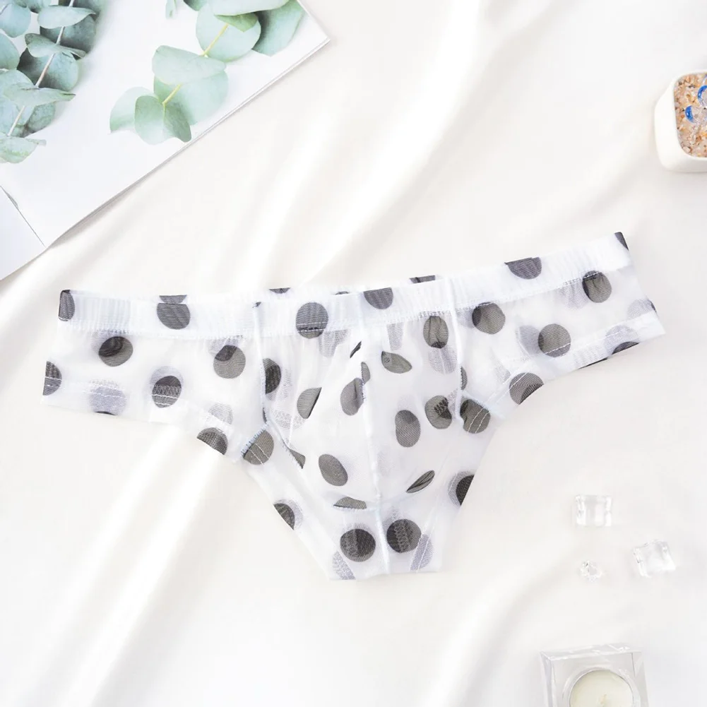 

Men Sexy Transparent Mesh Mens Sexy Brazilian Underwear Gay Brief Breathable U Convex Low Rise Underpant Sexy Tоy Mens Lingerie