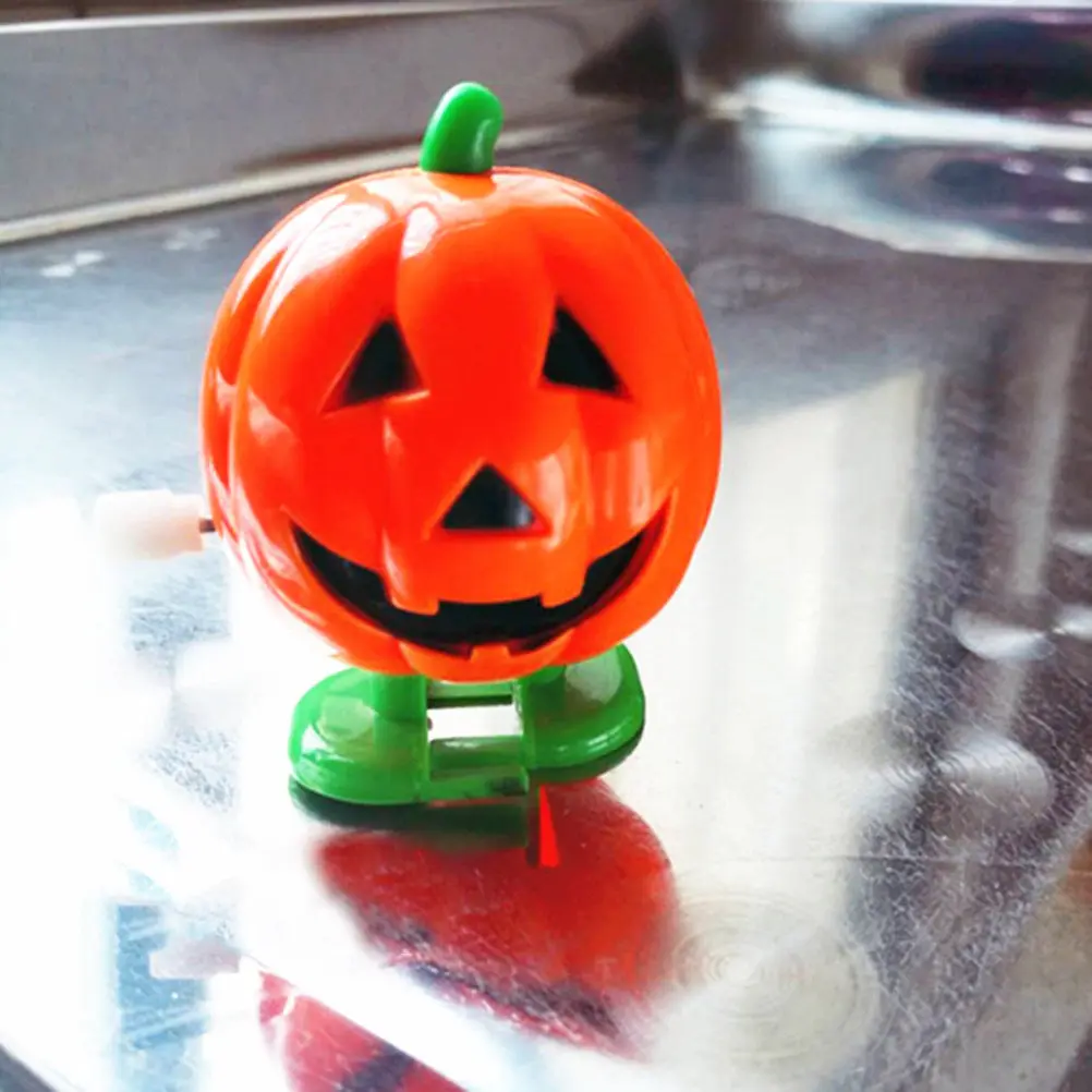 

12Pcs Pumpkin Wind- Face Halloween Children Funny Jumping Party Educational Game Kids Concentration Patience Development