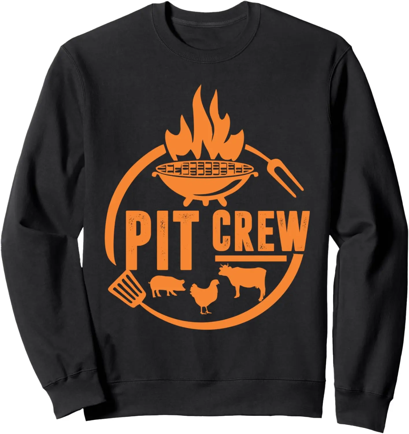 Pit Crew BBQ Barbecue Barbeque Grilling Griller Grill Lover2 Sweatshirt