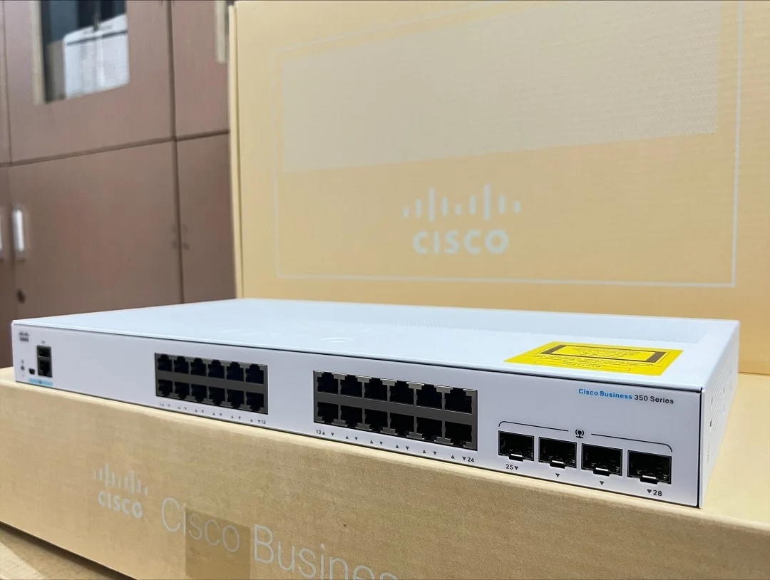 Cisco Business Switch CBS350-24P-4G محول POE مُدار 24 منفذ GE 4x1G SFP محول إيثرنت مختوم جديد #2