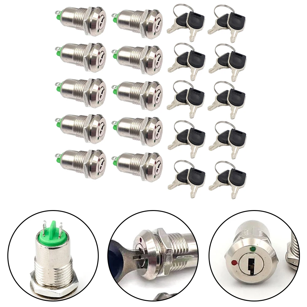 Compact Key Switch 12mm Key Switch Compact Installation Size Enhanced Device Functionality For Automotive Applications