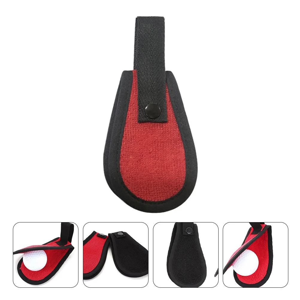 

Ball Cleaner Cloth Portable Maintenance Accessories Ball Washer Towel Golf Training Aids Pocket Size Golf Supplies