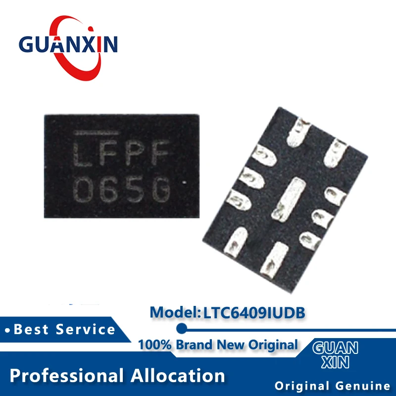 

100% New LTC6409IUDB LTC6409HUDB Marking LFPF QFN10 LTC6409