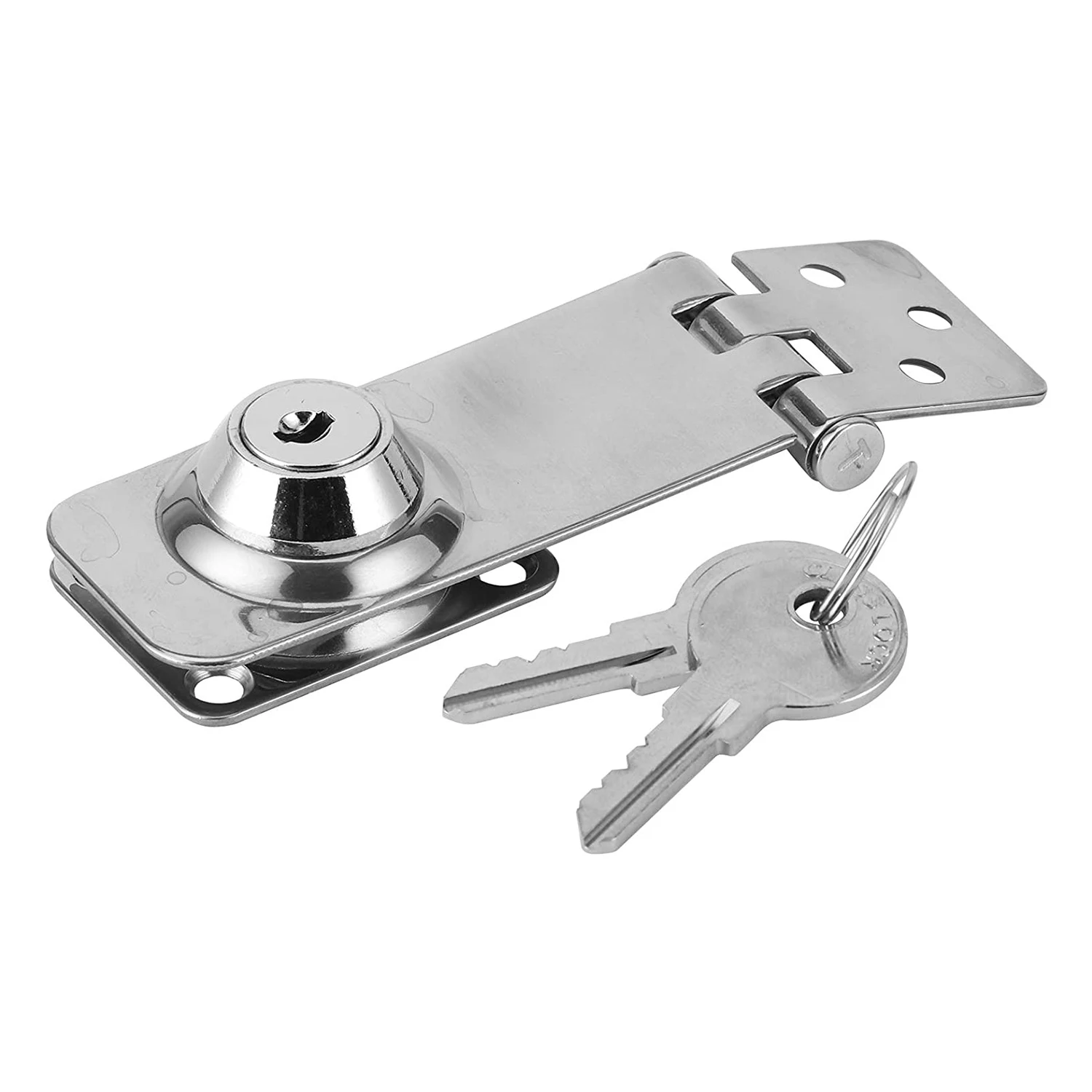

NEW-Marine Boat Hasp Locks 304 Stainless Steel Locking Hasp Safety Latch For Cabin Deck Locker Hatch Door Yacht Accessories