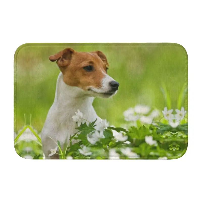 Custom Jack Russell Terrier Dog Doormat Anti-Slip Kitchen Bath Welcome Mat Toilet Door Floor Entrance Carpet Rug Footpad