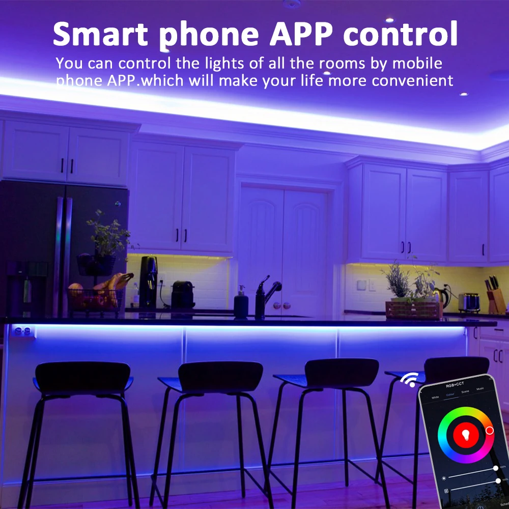 Controlador LED Tuya Zigbee, 12V, 24V, 36V, 48V, aplicación Smart Life, Control remoto por voz para tira de luces LED DIM RGB CCT RGBW RGBCCT