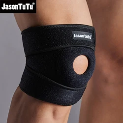 JASONTUTU 1PCS Breathable Four Spring Knee Support Brace Kneepad Adjustable Patella Knee Pads Safety