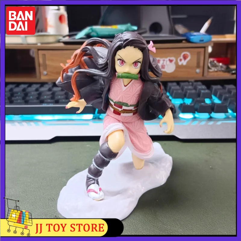 Gorąca figurka anime Kamado Nezuko Model statua zabawka pcv otaczająca kolekcja na biurko dekoracyjne pamiątki prezent festiwalowy dla dzieci