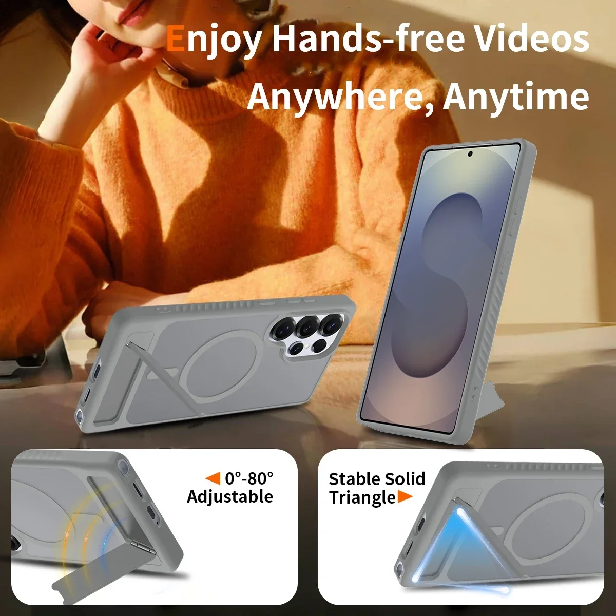 

Для Samsung Galaxy S25 Ultra S25 Plus Dofee чехол магнитный из мягкого ТПУ жесткий ПК объединительная плата устойчивая к ударам Magsafe Защитная задняя крышка